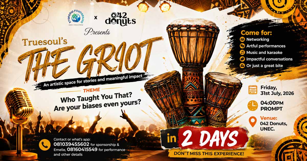 The Griot event artwork